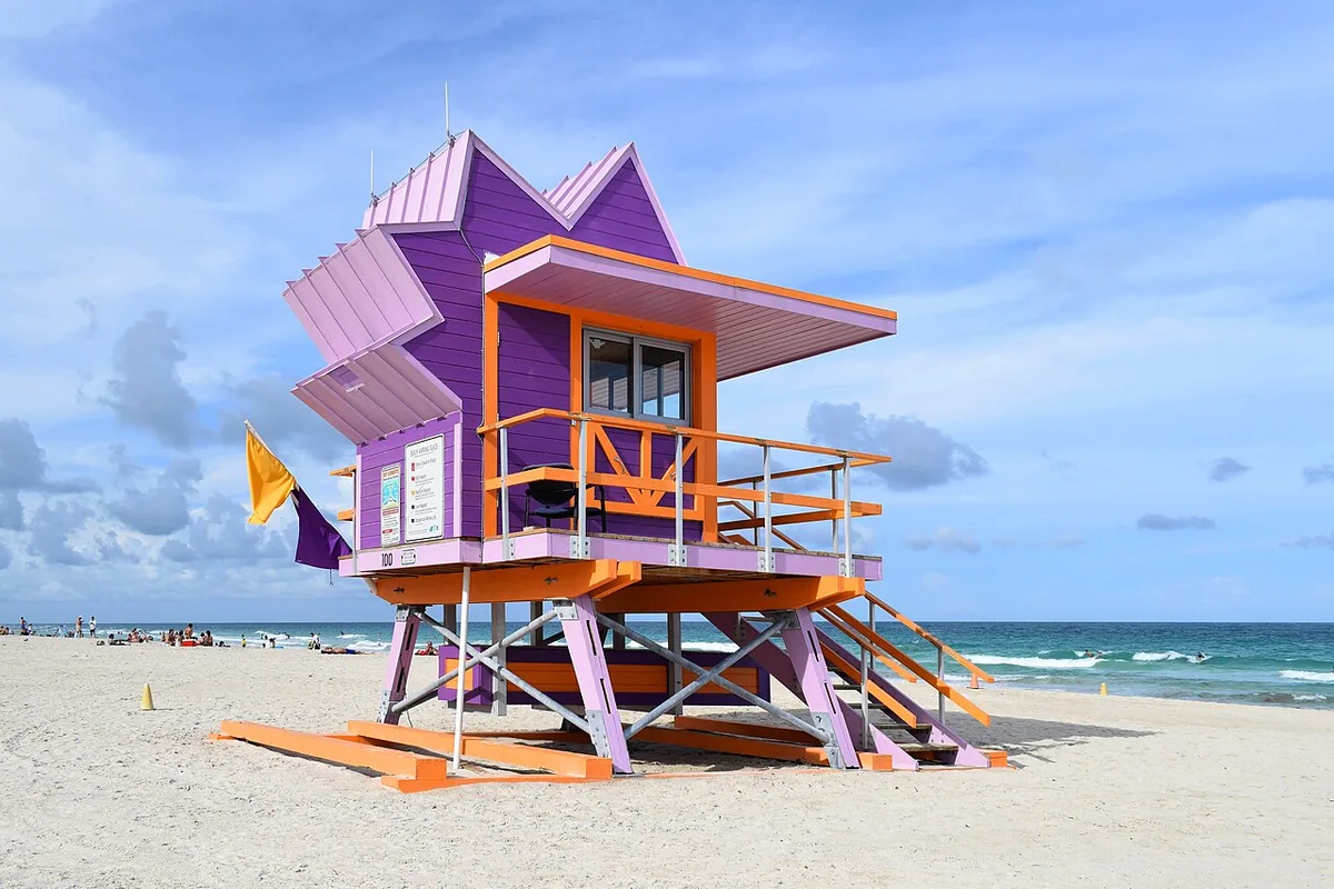 Lifeguard stand, Miami Beach